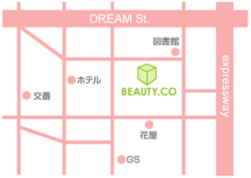 BEAUTY.COの地図